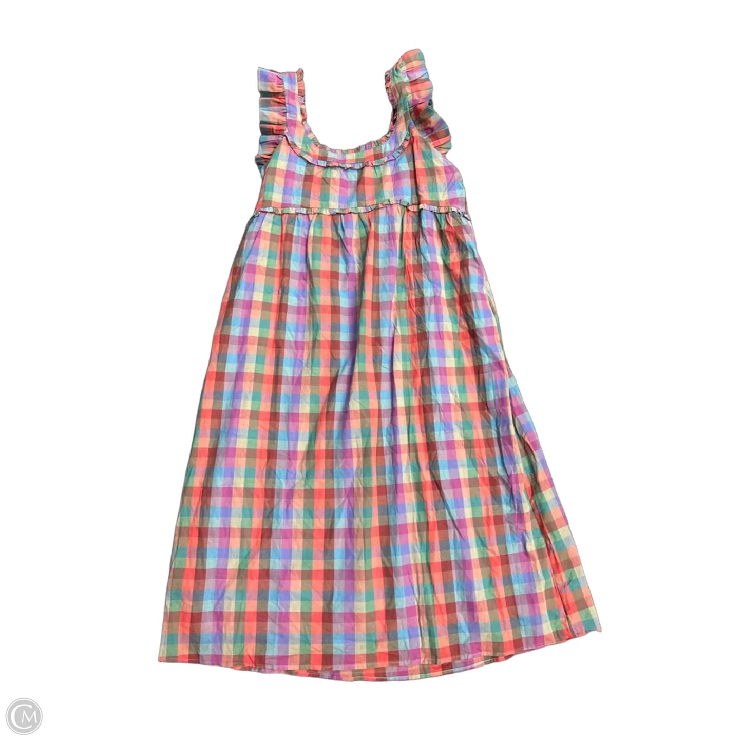 Dress Casual Maxi By Wishlist In Checkered Pattern, Size: L
