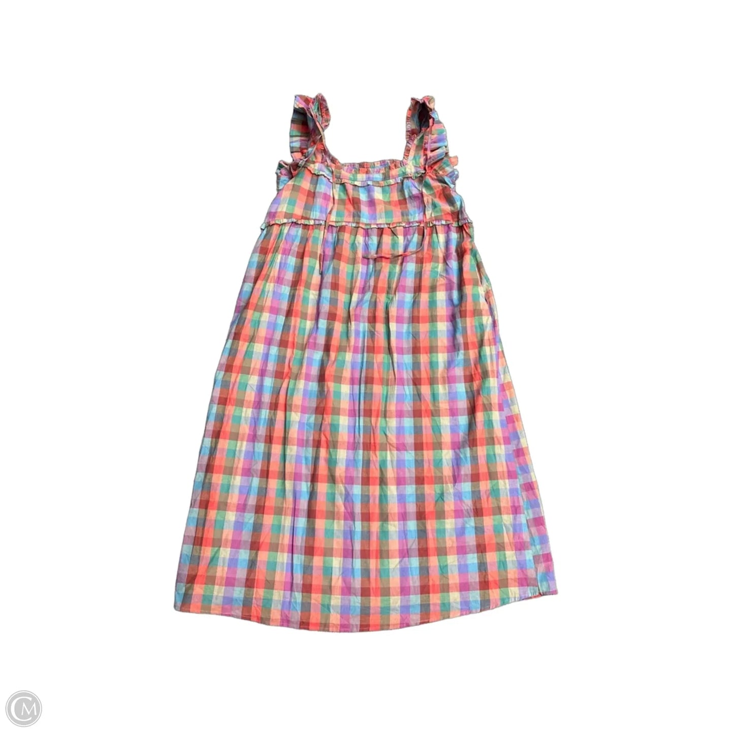 Dress Casual Maxi By Wishlist In Checkered Pattern, Size: L