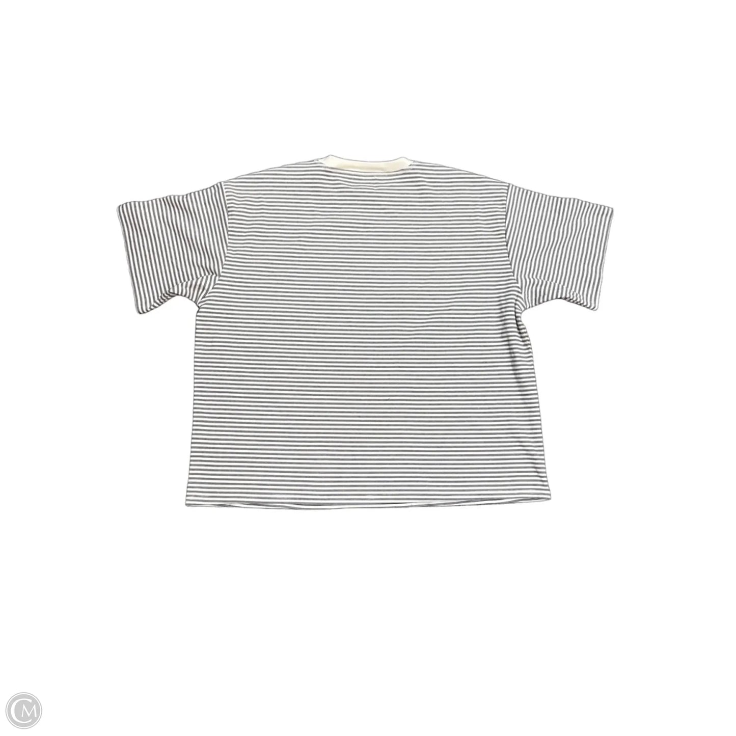 Top Short Sleeve By Clothes Mentor In Striped Pattern, Size: L
