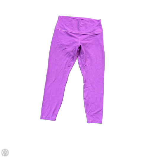 Athletic Leggings By Lululemon In Purple, Size: 12
