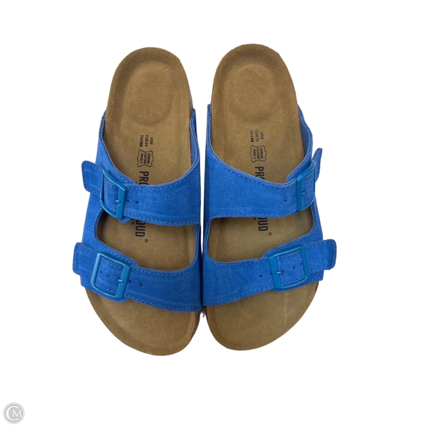 Sandals Flats By Cmc In Blue, Size: 8