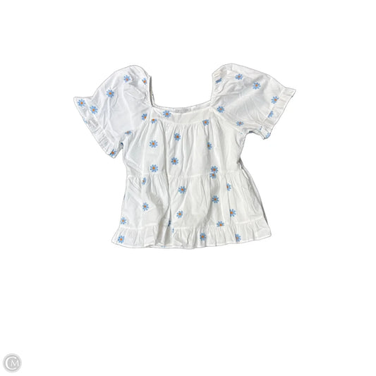 Top Short Sleeve By Hayden La In White, Size: L