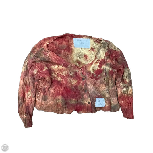 Sweater Cardigan By Clothes Mentor In Red, Size: Osfm