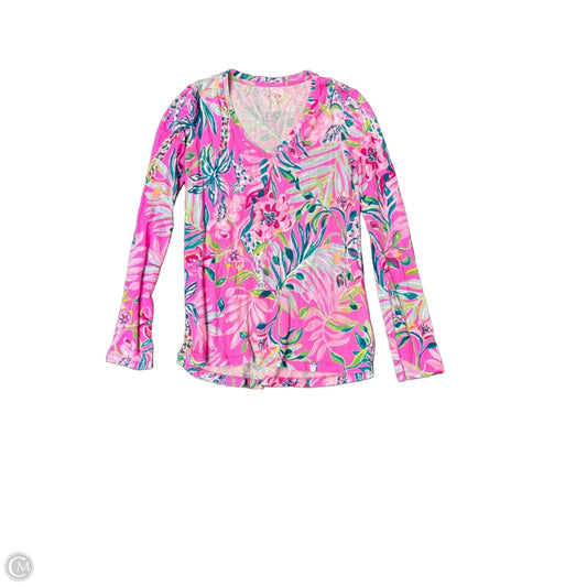 Top Long Sleeve Designer By Lilly Pulitzer In Pink, Size: Xxs