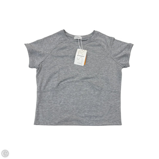 Top Short Sleeve Basic By Clothes Mentor In Grey, Size: M