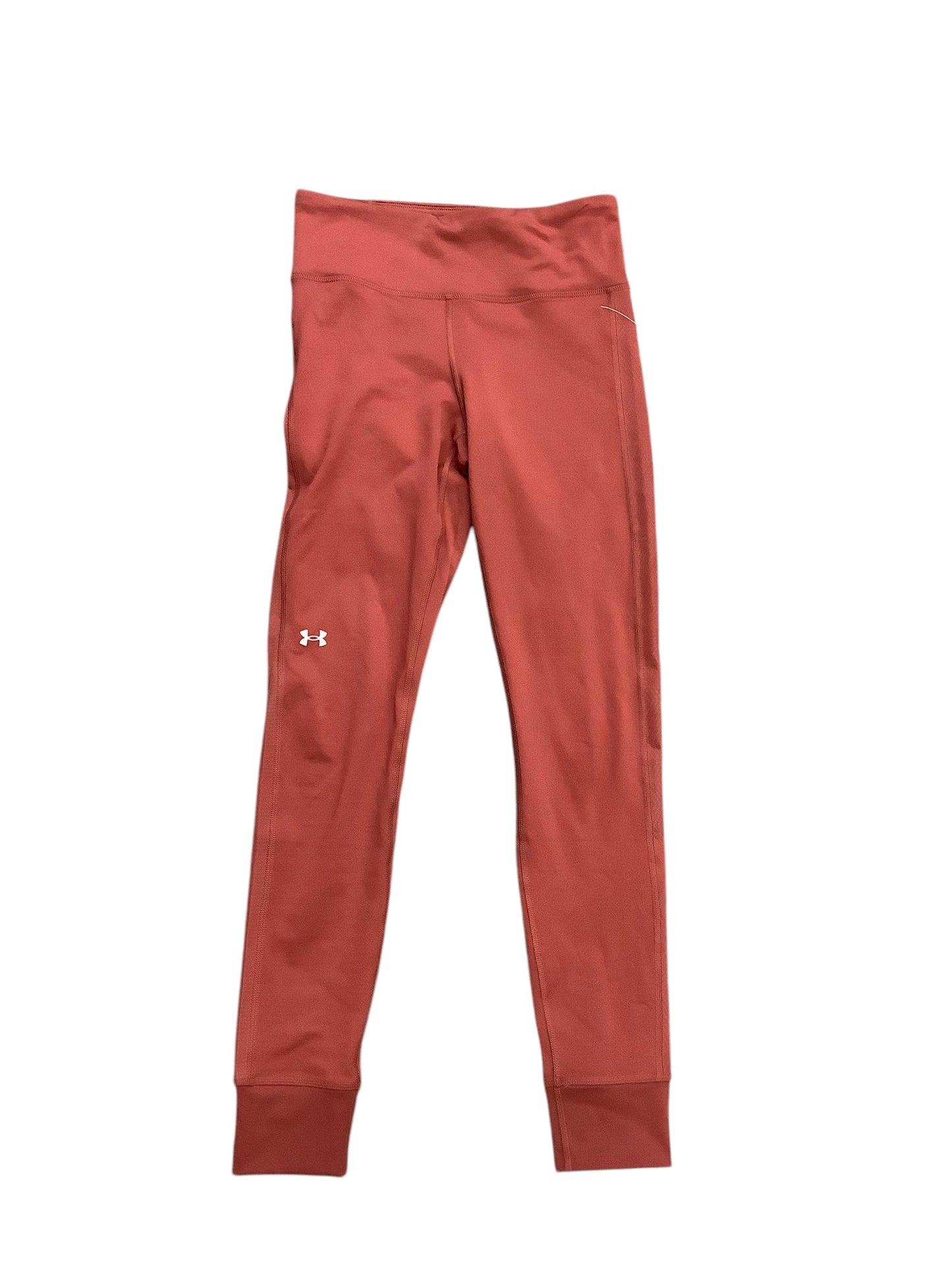 Athletic Leggings By Under Armour In Rust, Size: S