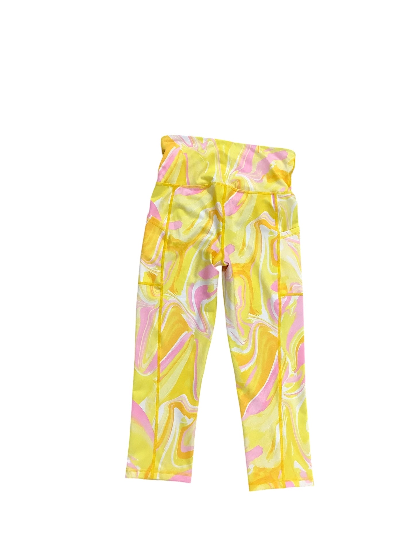 Athletic Capris By Ideology In Yellow, Size: Xs