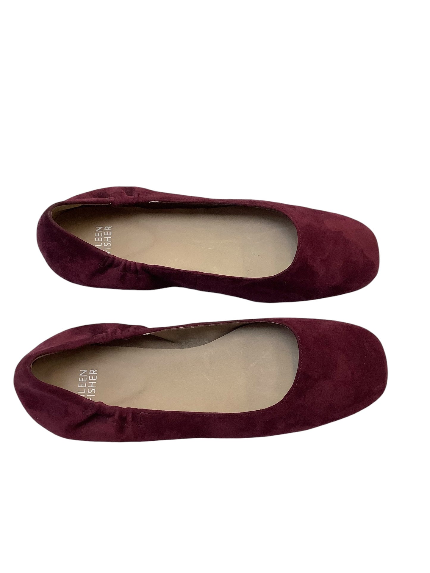 Shoes Flats By Eileen Fisher In Purple, Size: 8.5