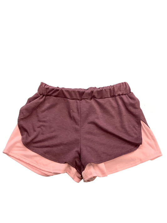 Athletic Shorts By Bibi In Purple, Size: L