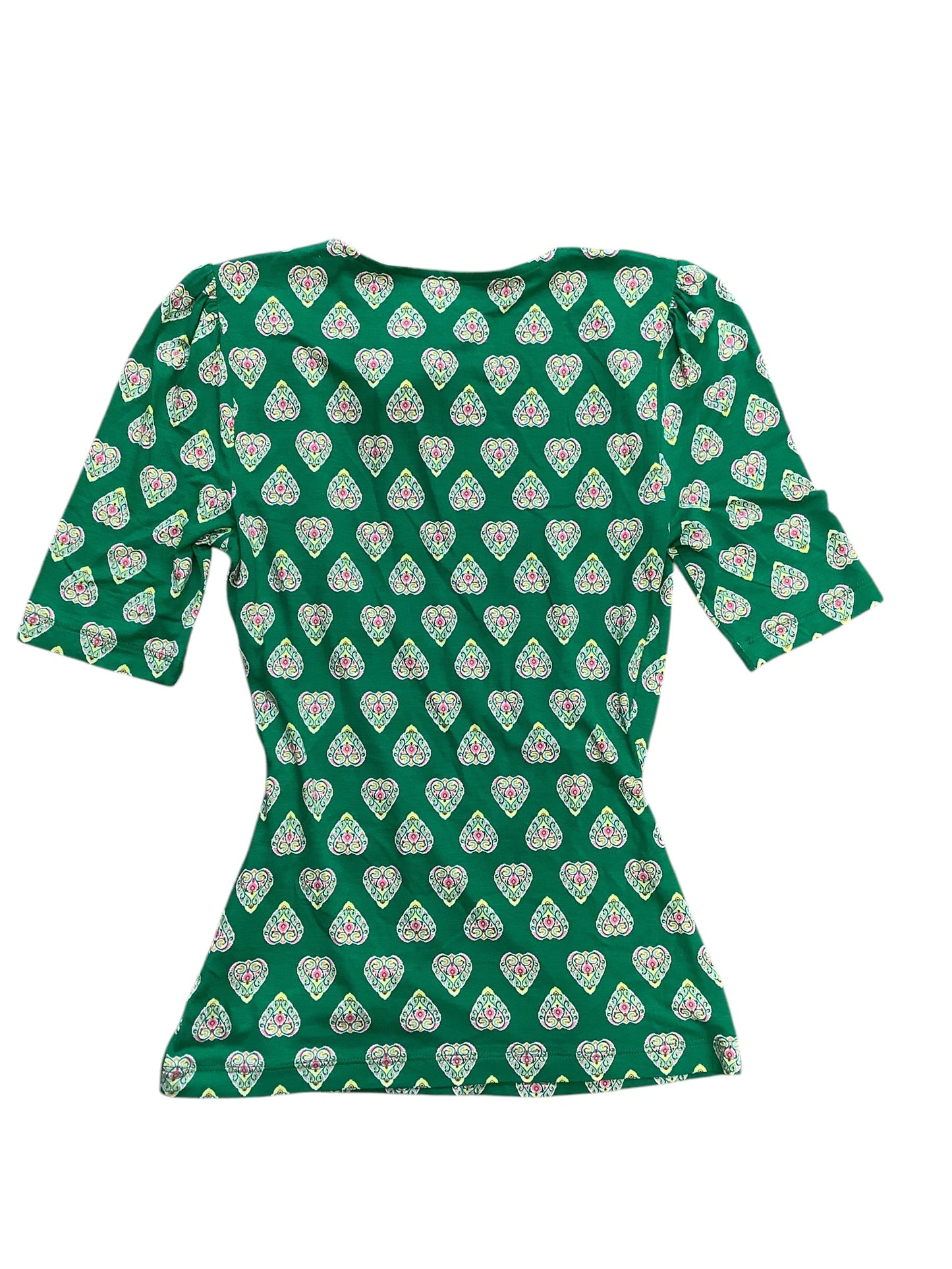 Top Short Sleeve By Boden In Green, Size: Xs