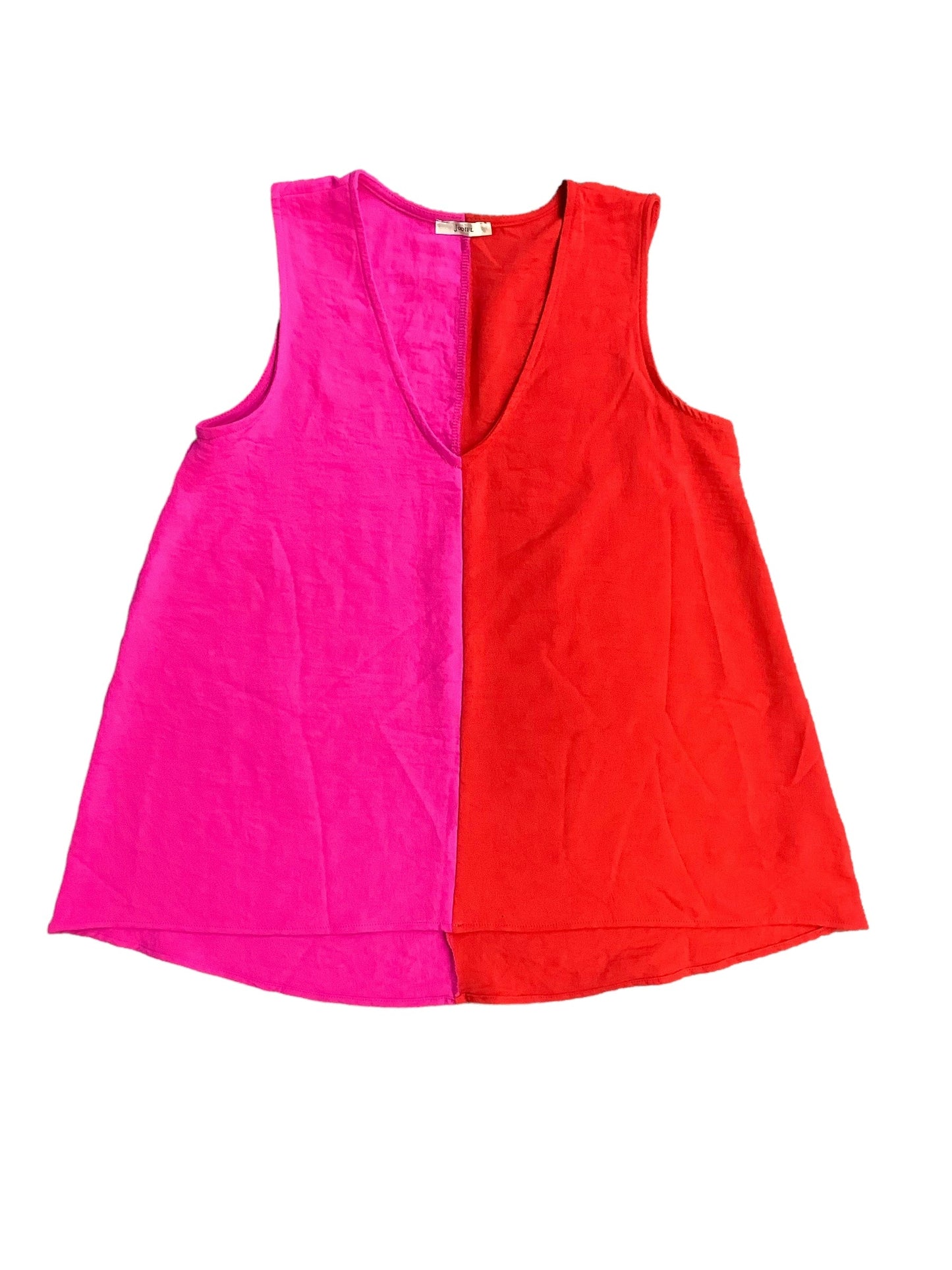 Pink & Red Top Sleeveless Jodifl, Size S