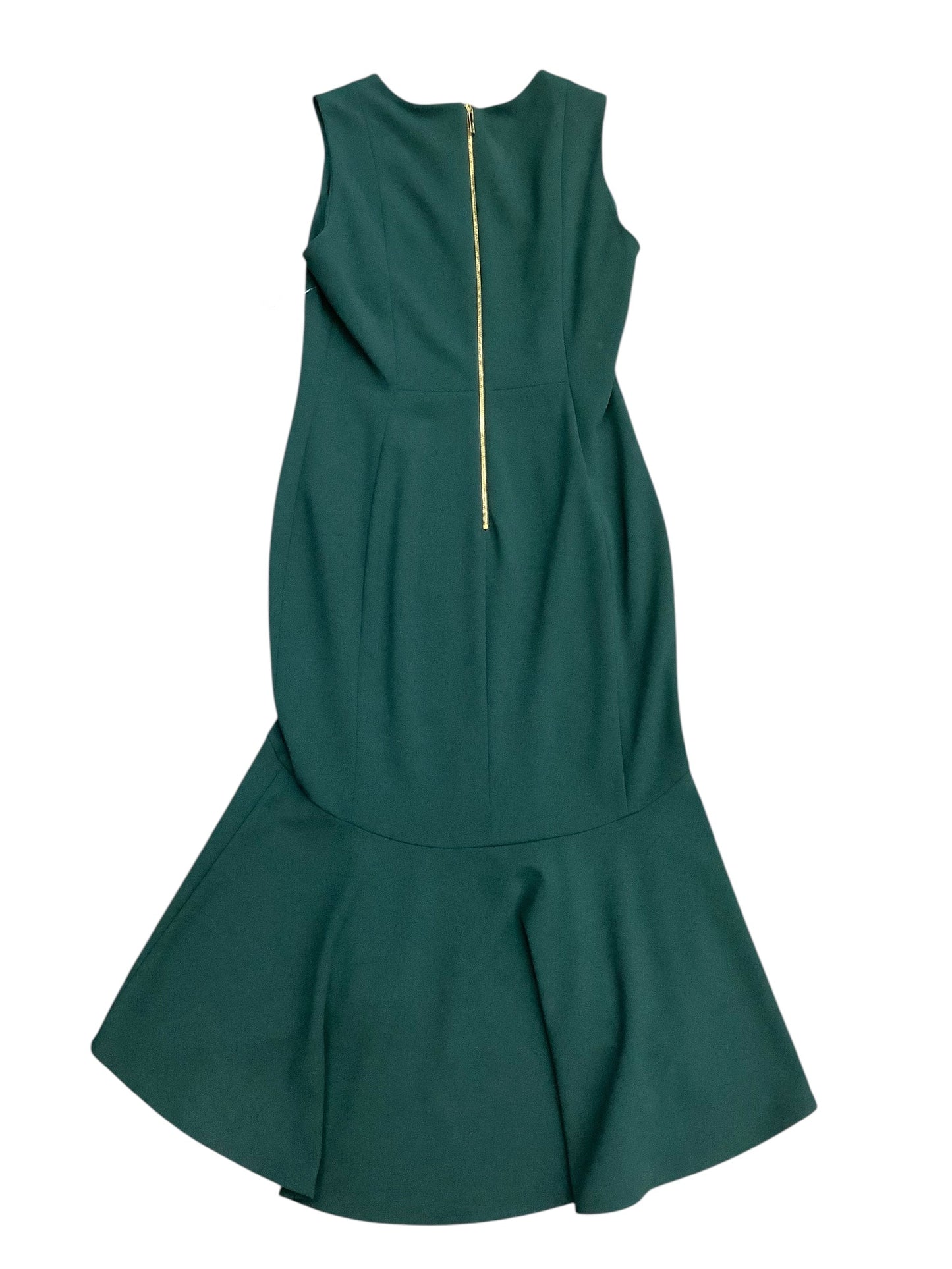 Dress Party Long By Calvin Klein In Green, Size: 10