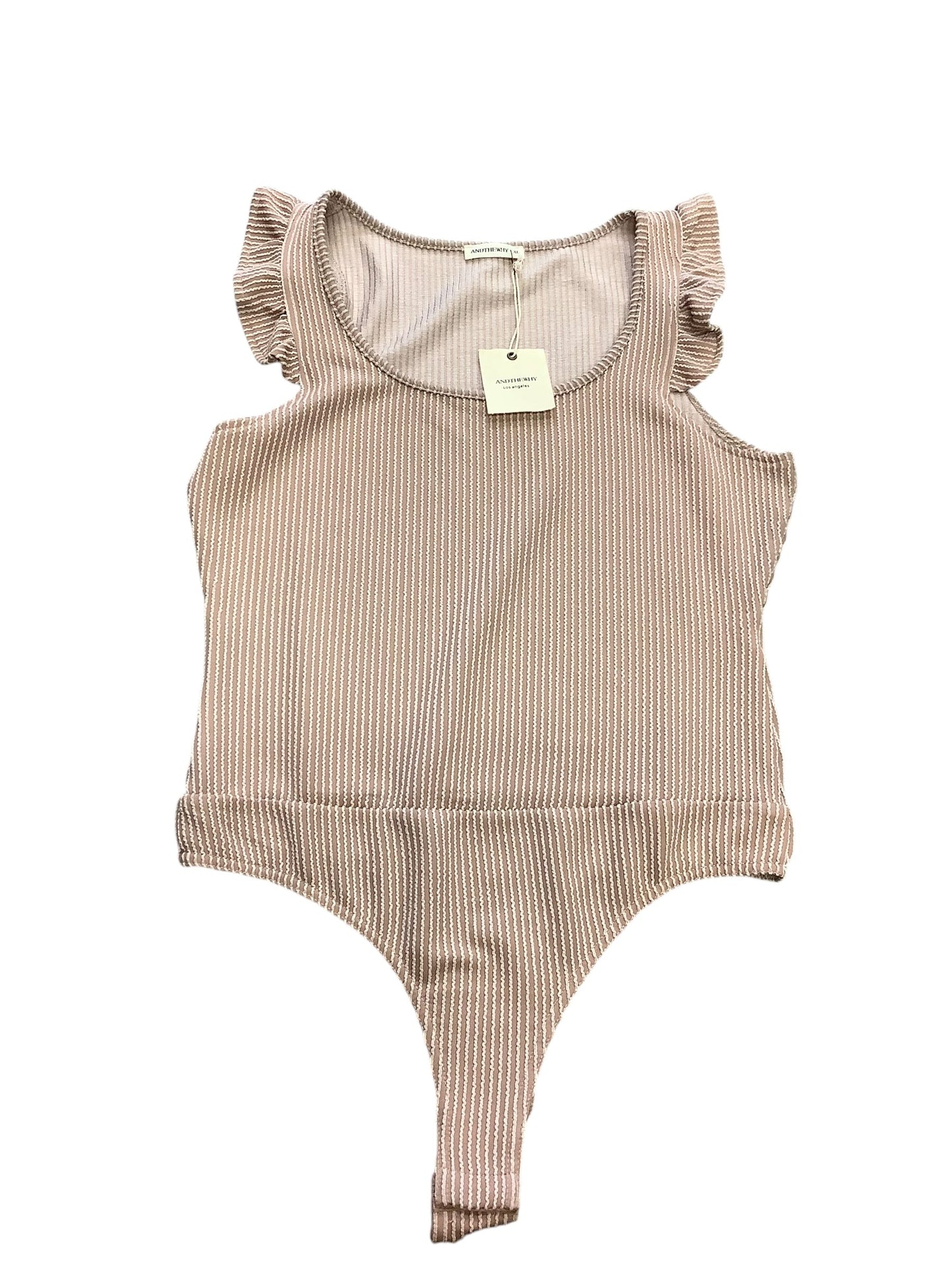 Bodysuit By Clothes Mentor In Brown, Size: Xl