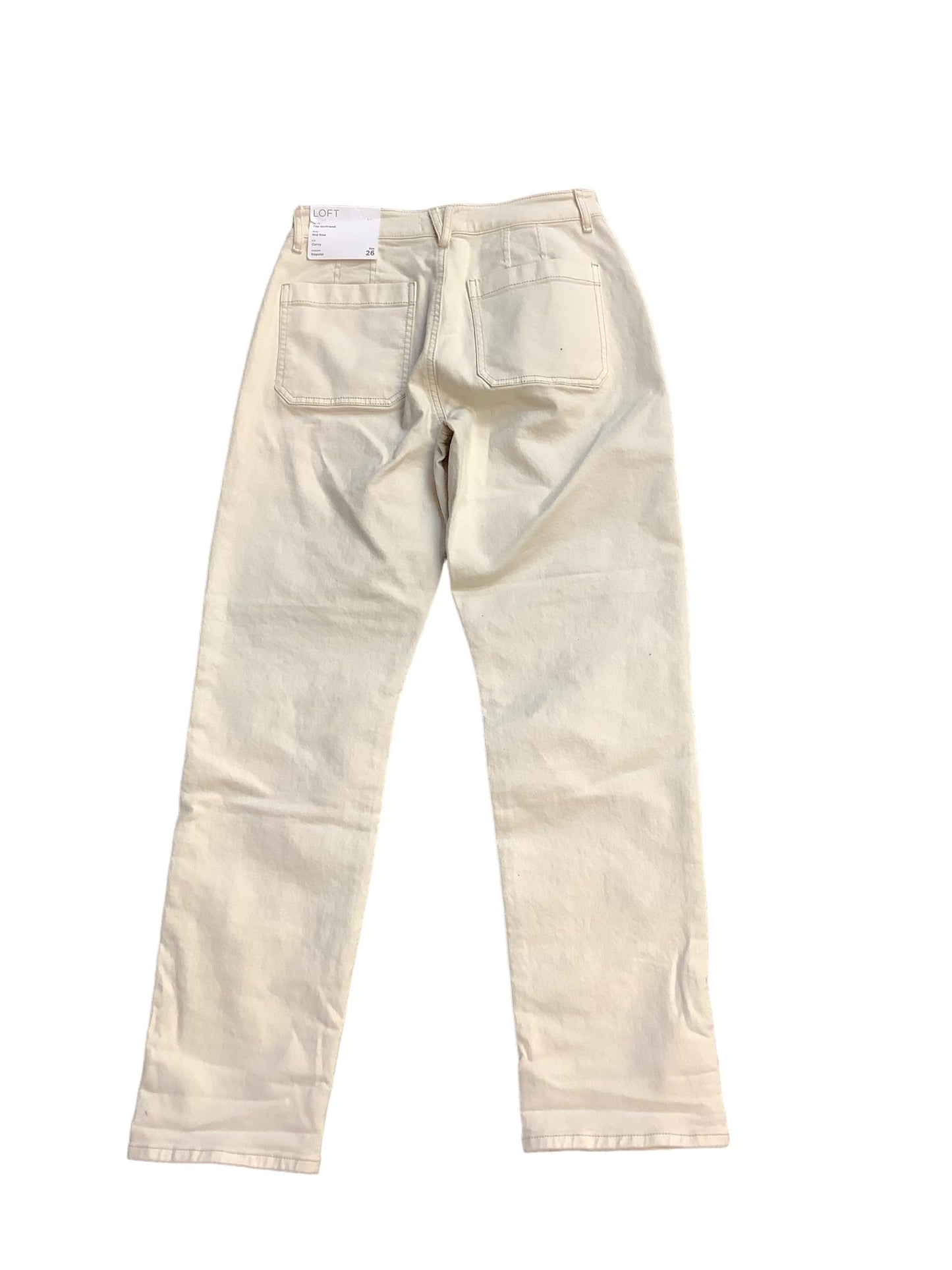 Cream Jeans Straight Loft