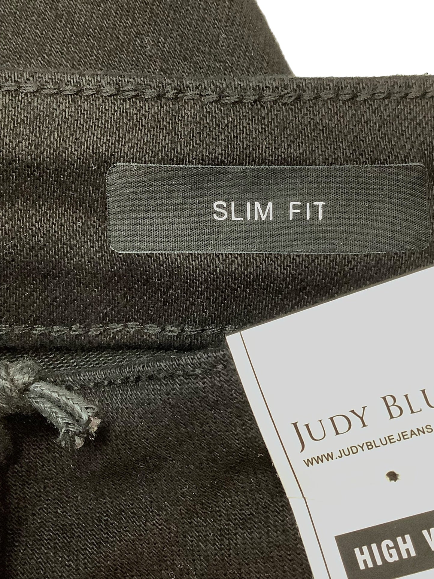 Black Denim Jeans Straight Judy Blue, Size 5