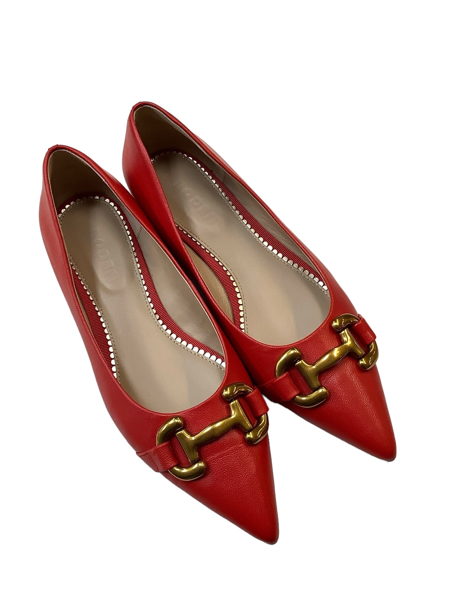 Red Shoes Flats Boden, Size 7