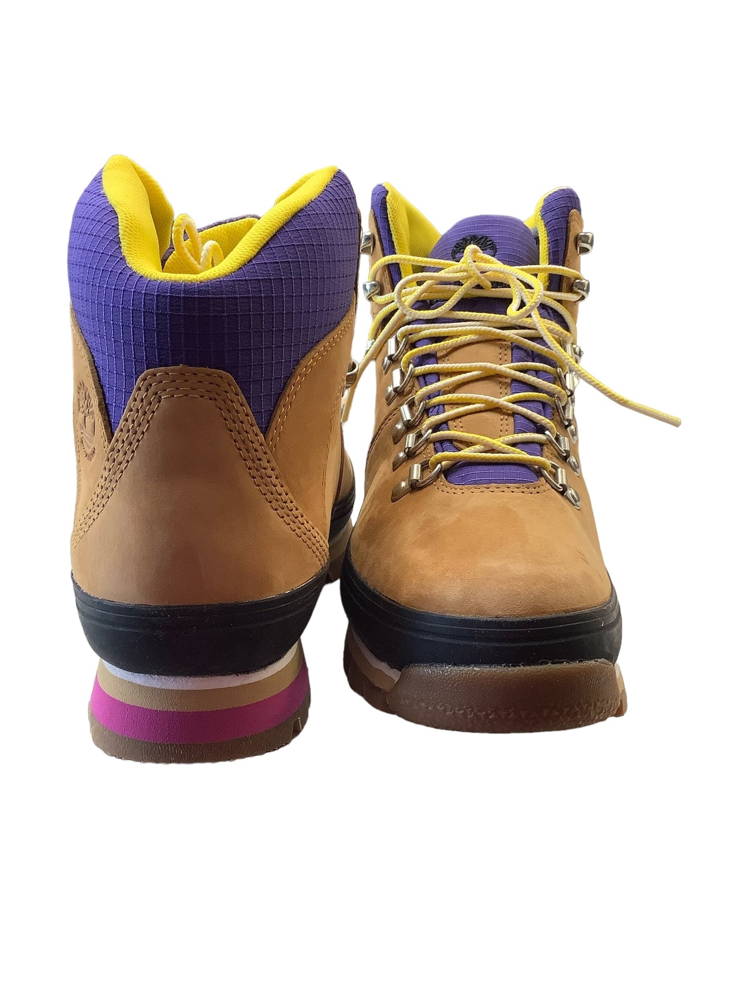 Boots Hiking By Timberland In Brown & Purple, Size: 8.5