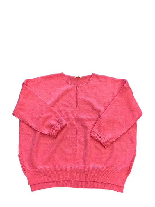 Sweater By Easel In Pink, Size: S