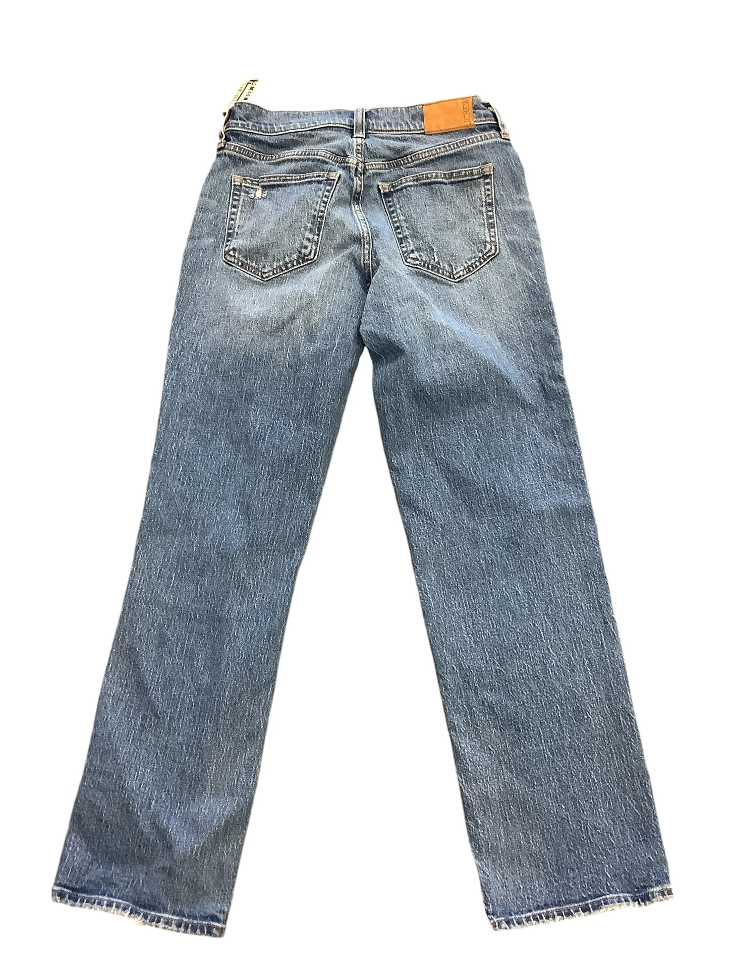 Jeans Straight By J. Crew In Blue Denim, Size: 0