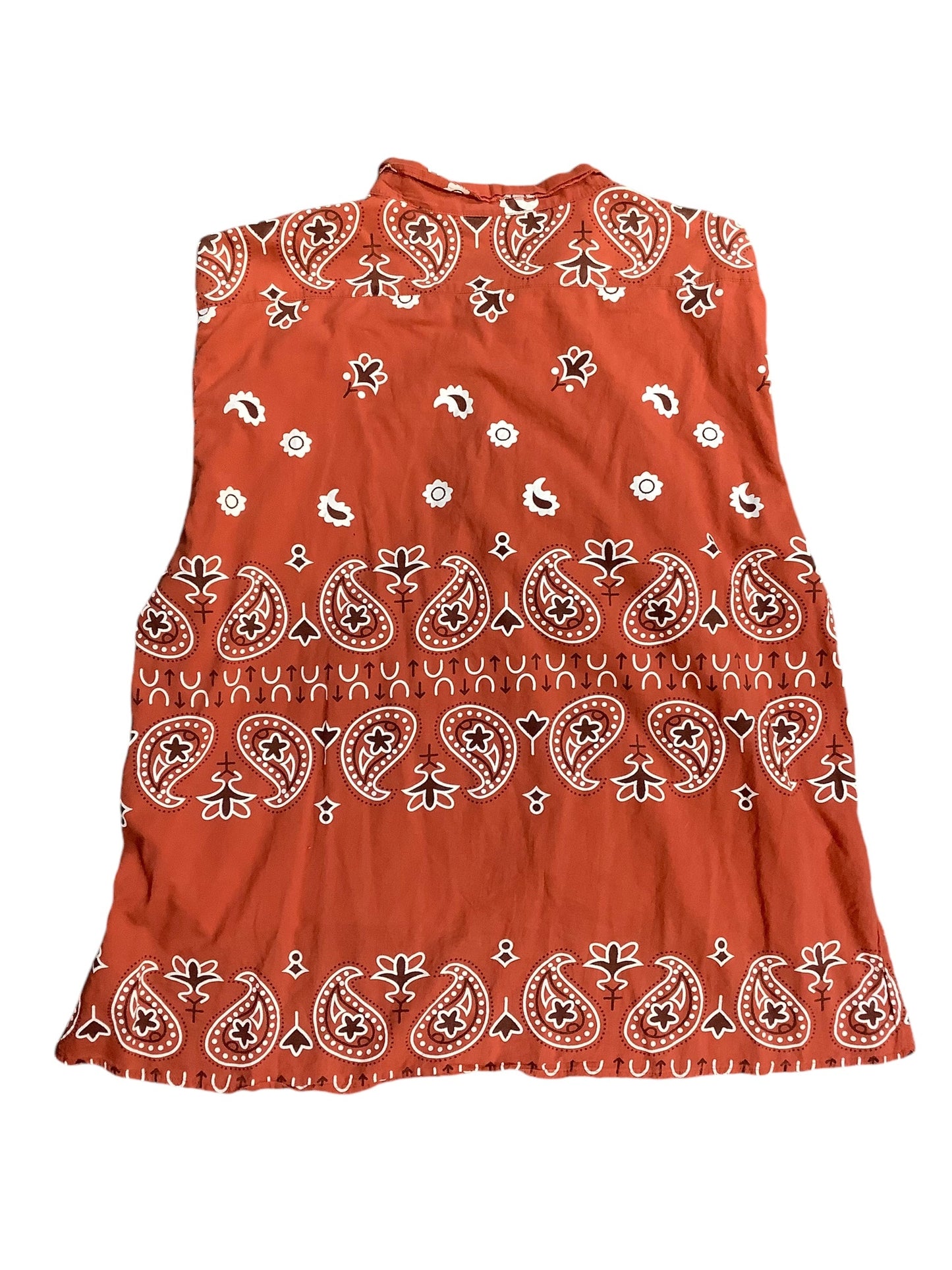 Top Long Sleeve By Cma In Orange, Size: M