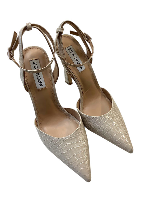 Shoes Heels Stiletto By Steve Madden In Cream, Size: 7.5