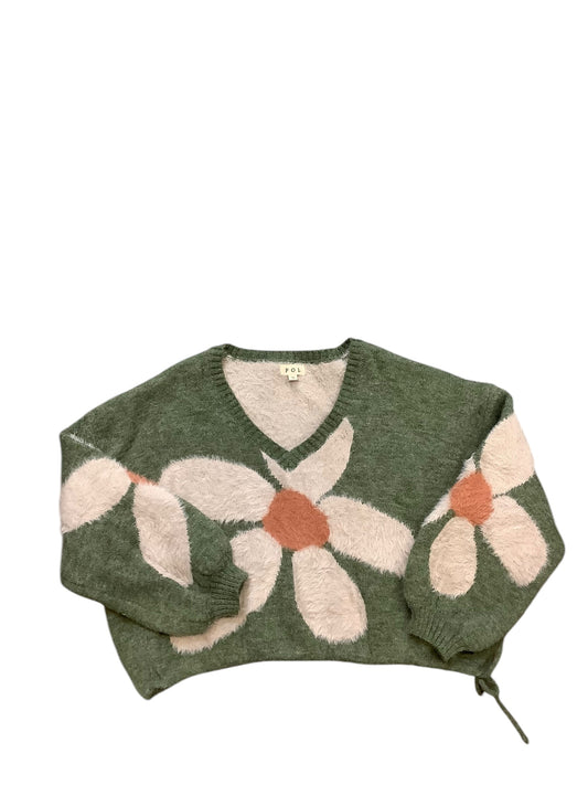 Sweater By Pol In Green, Size: S