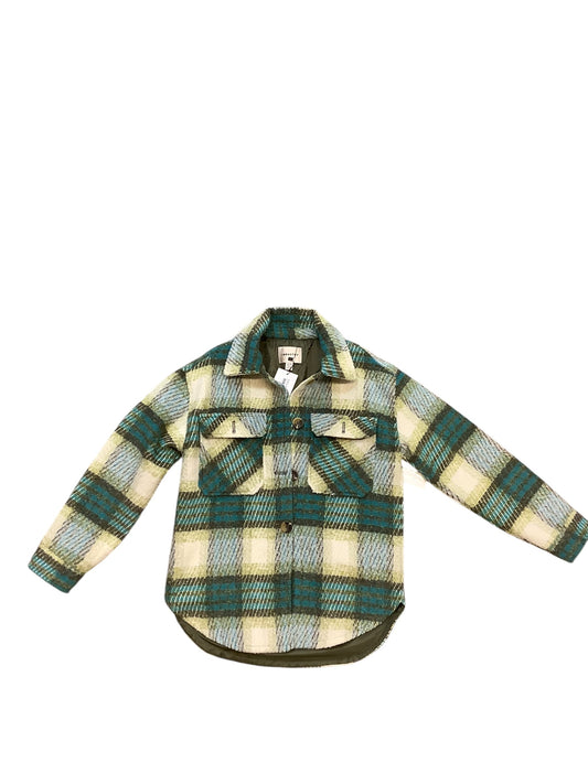 Jacket Shirt By Cmb In Green, Size: Xs