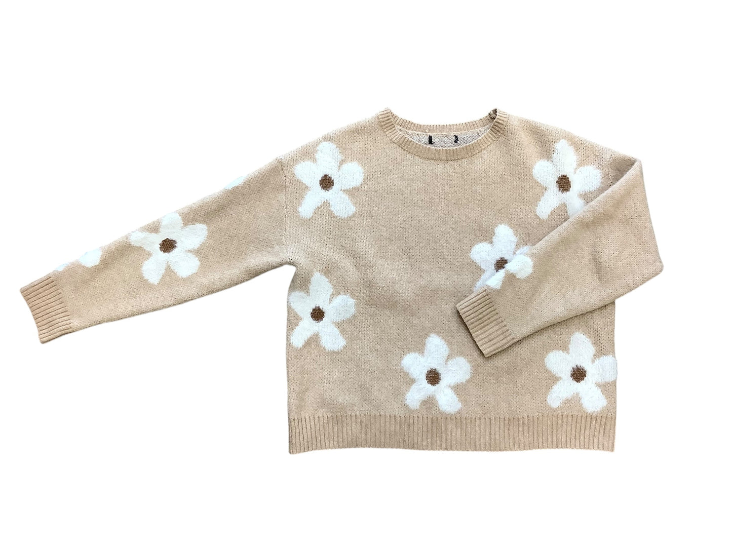 Sweater By Clothes Mentor In Tan size M