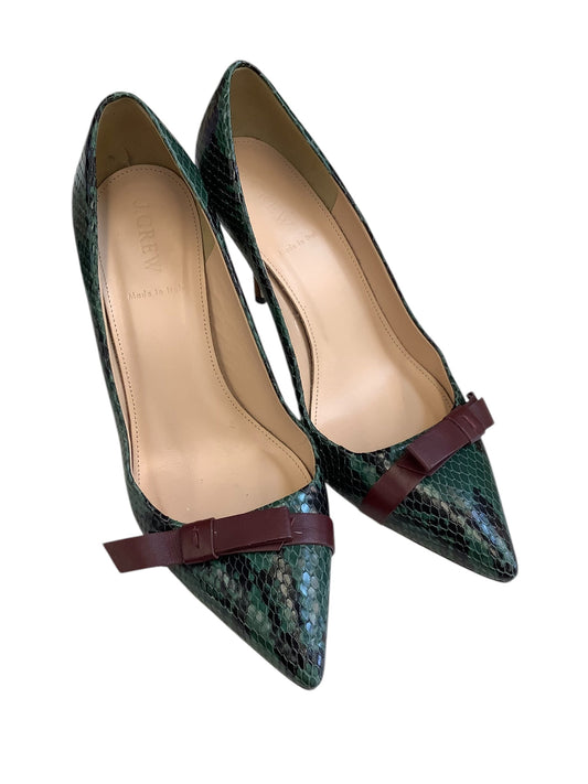 Shoes Heels Stiletto By J. Crew In Green, Size: 8