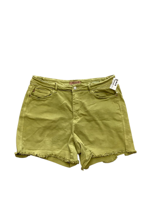 Shorts By Judy Blue In Chartreuse, Size: 3x