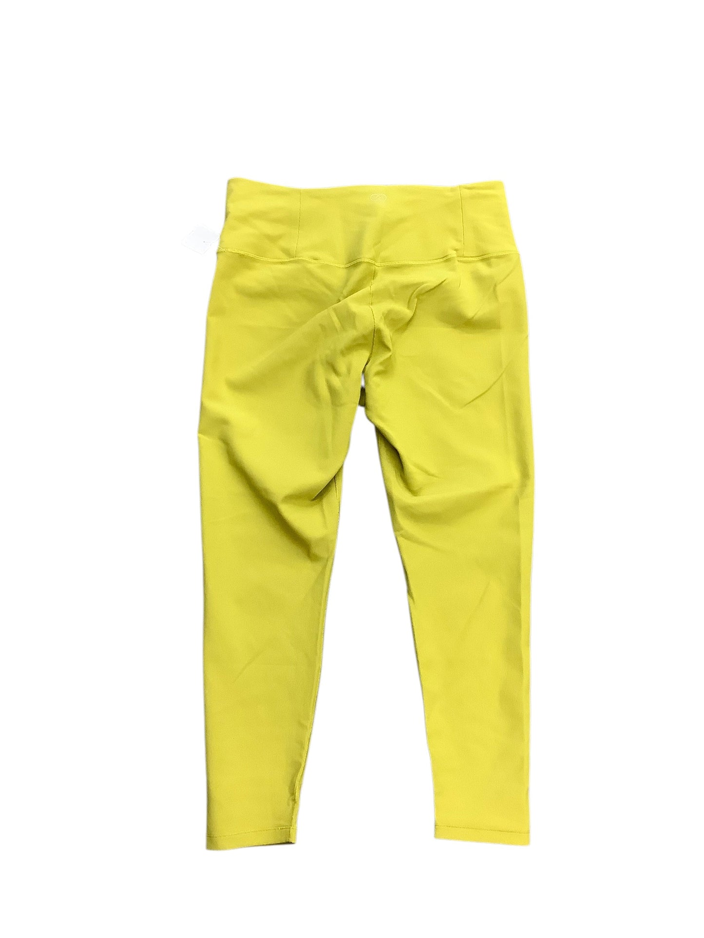 Athletic Leggings By Calia In Chartreuse, Size: Xl