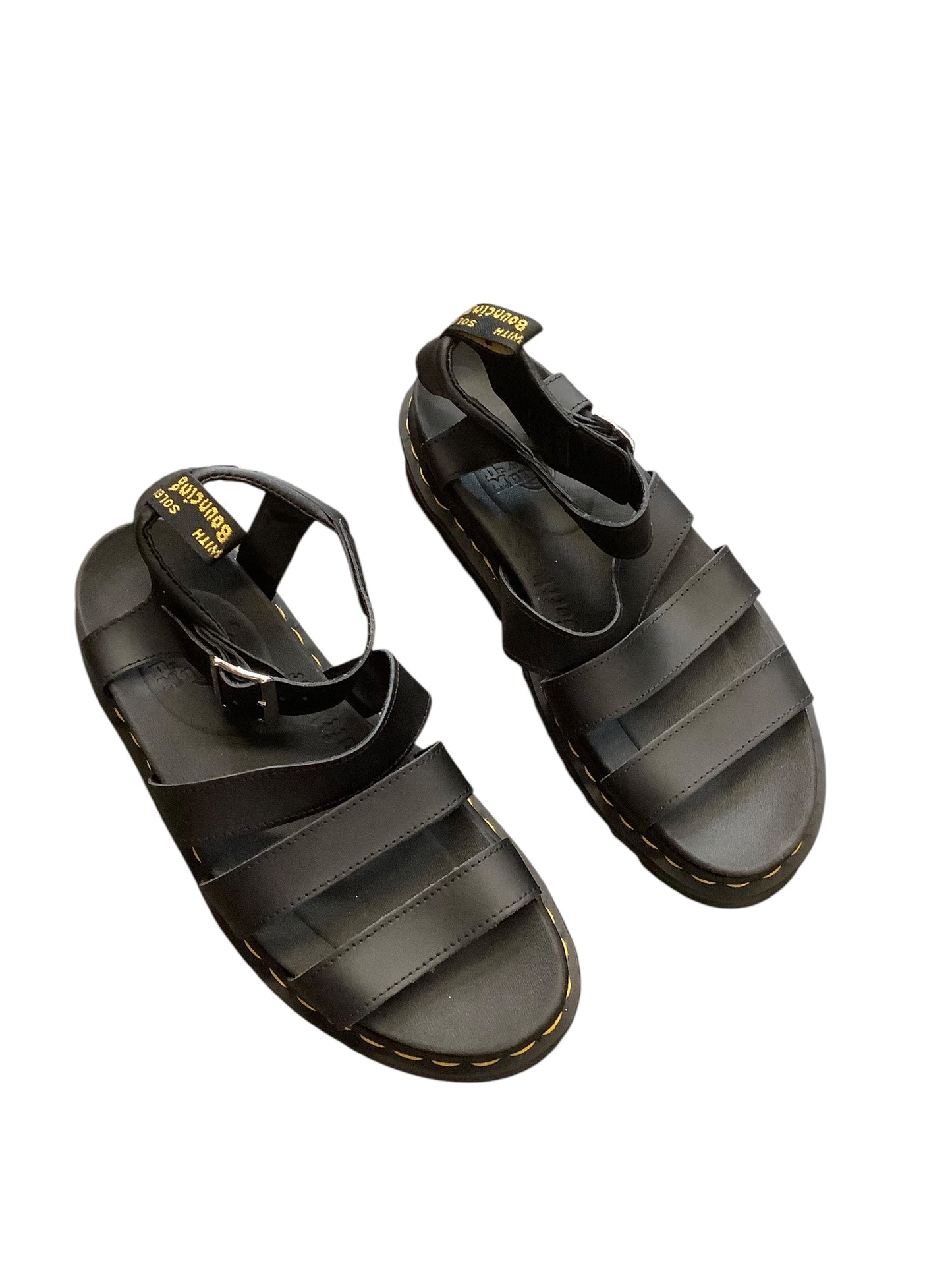 Sandals Flats By Dr Martens In Black, Size: 9