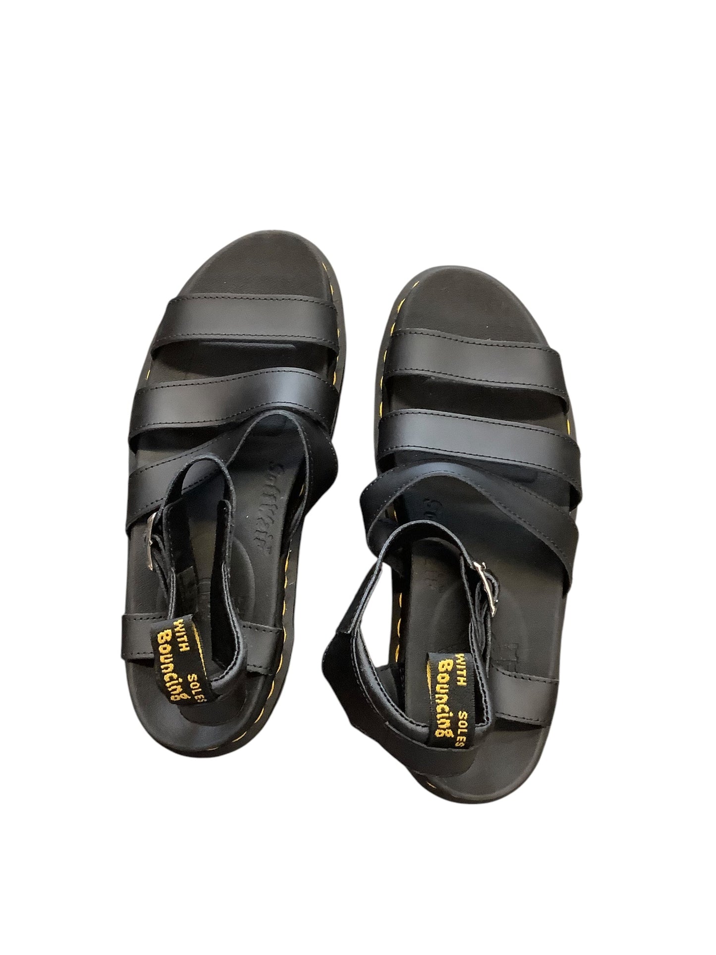 Sandals Flats By Dr Martens In Black, Size: 9