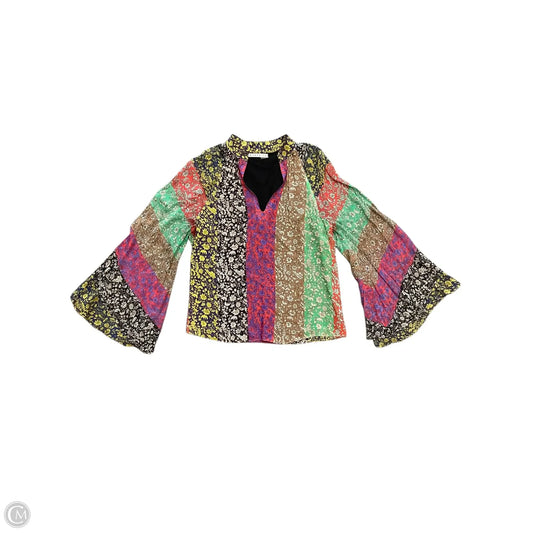 Blouse Designer By Alice + Olivia In Multi-colored, Size: S