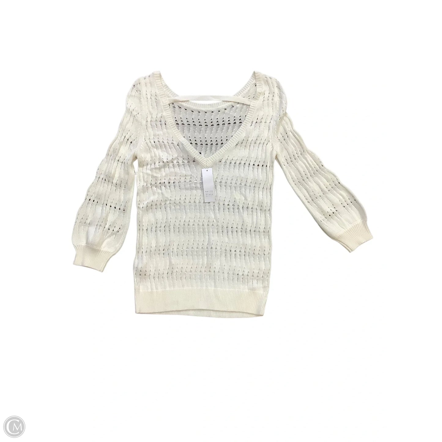 Sweater By White House Black Market In Cream, Size: S