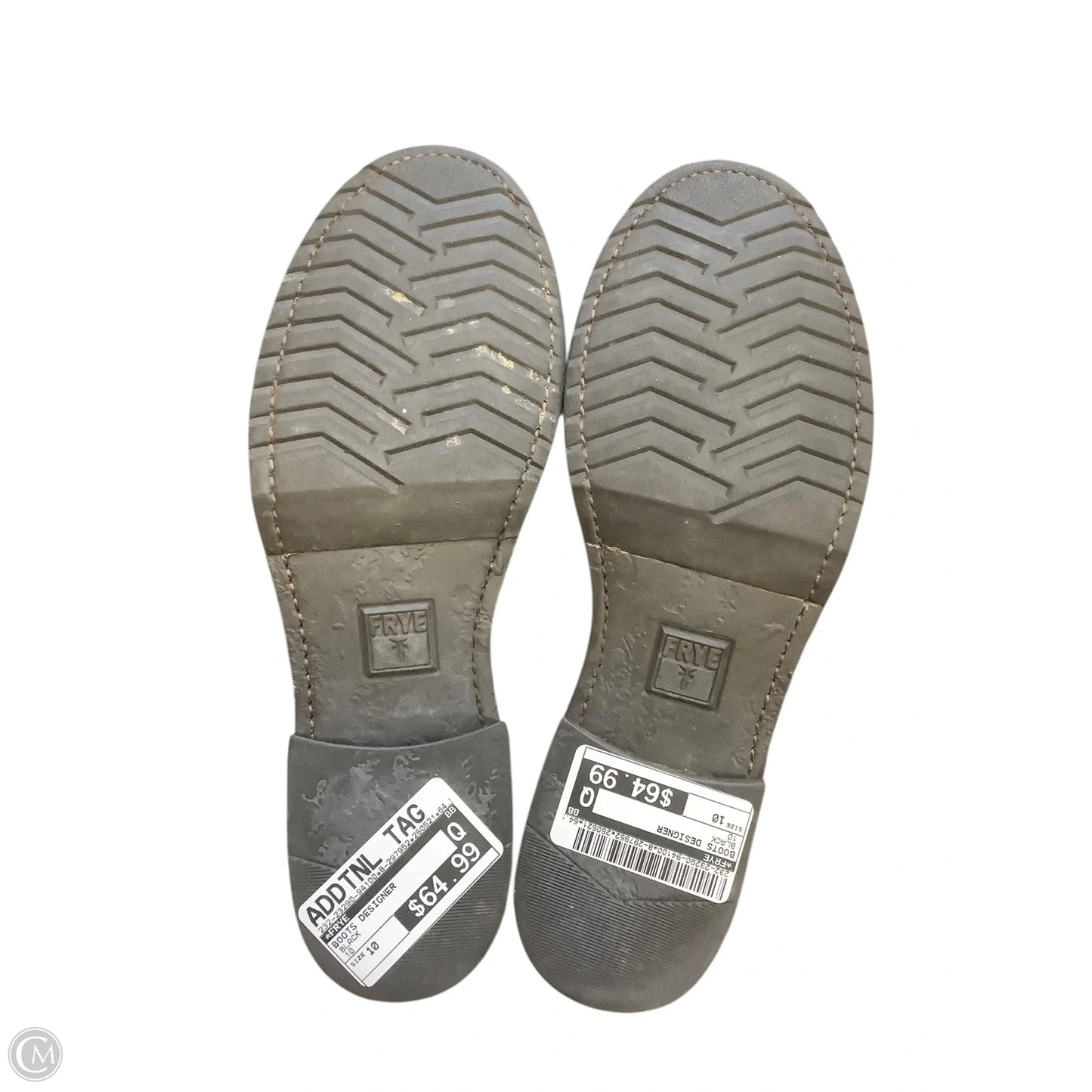 Boots Designer By Frye In Black, Size: 10