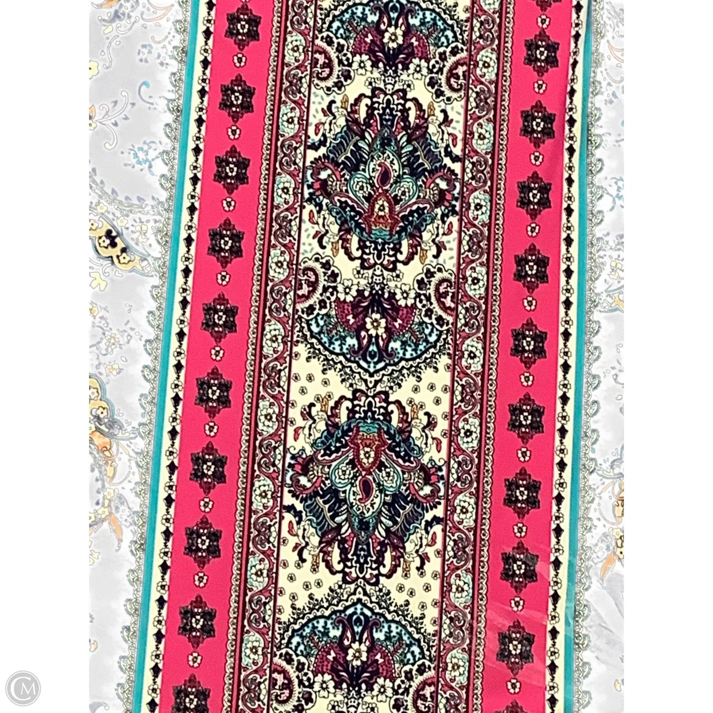 Dress Casual Midi By Chicos In Blue & Pink, Size: 12