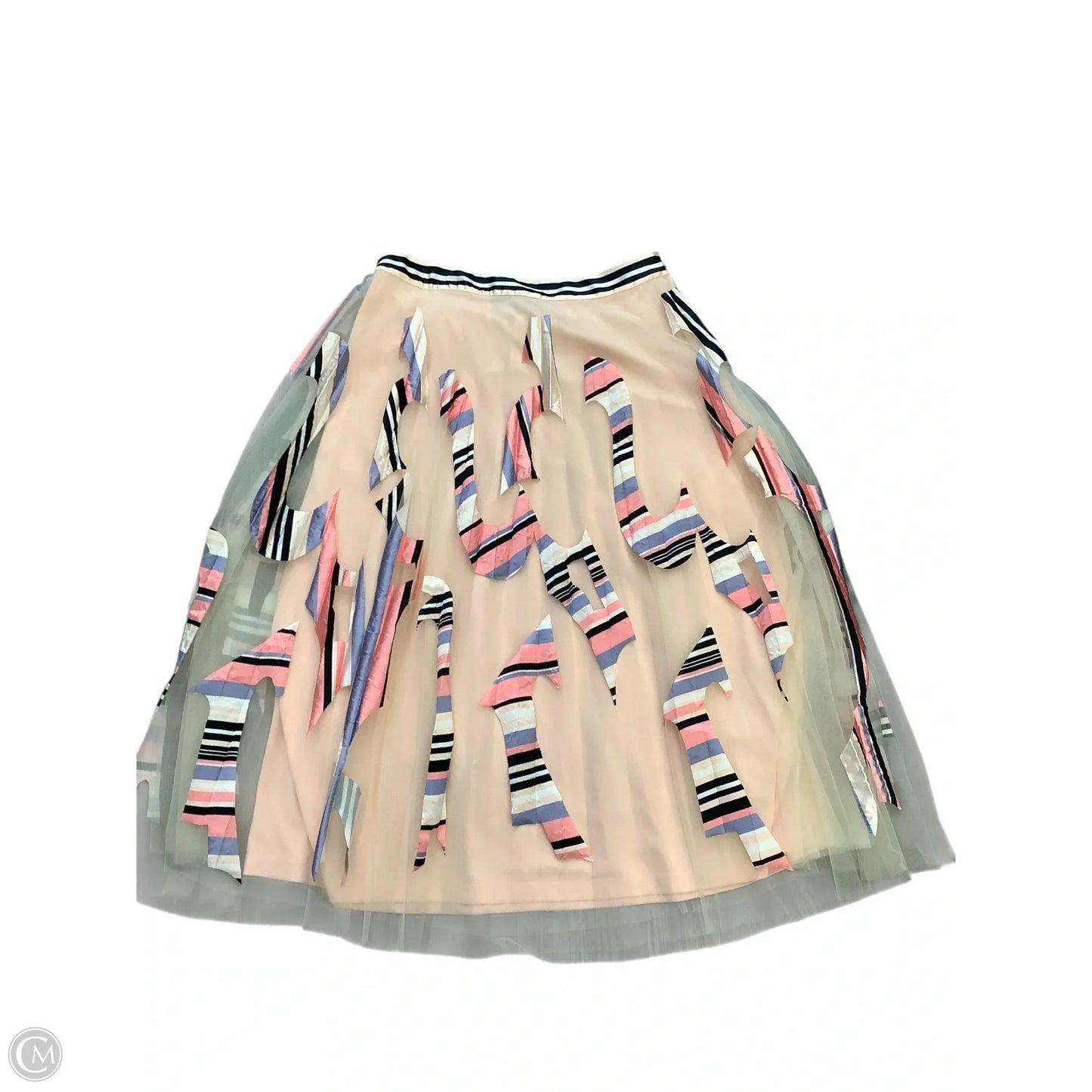 Skirt Maxi By Anthropologie In Peach, Size: L