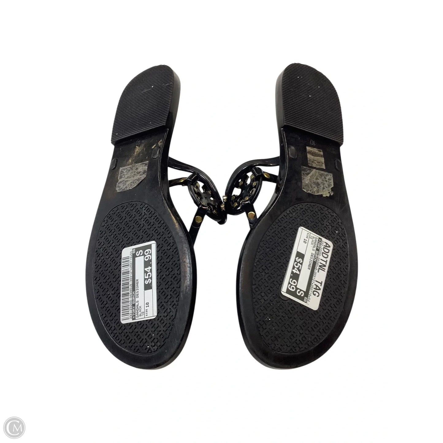Sandals Designer By Tory Burch In Black, Size: 10