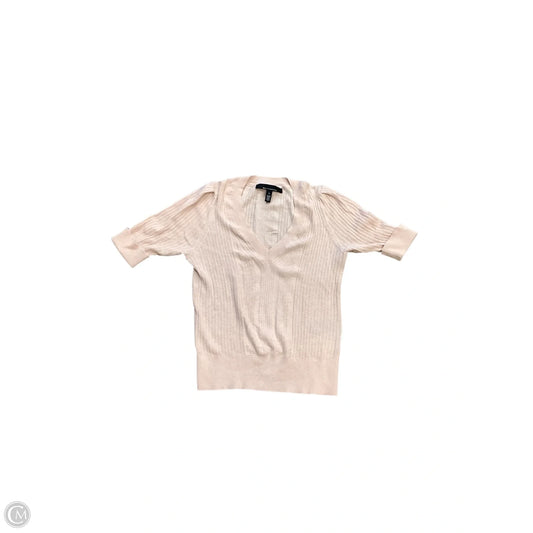Sweater Short Sleeve By White House Black Market In Pink, Size: S