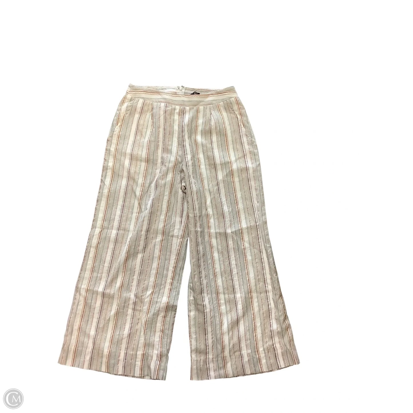 Pants Wide Leg By Fate In Striped Pattern, Size: S