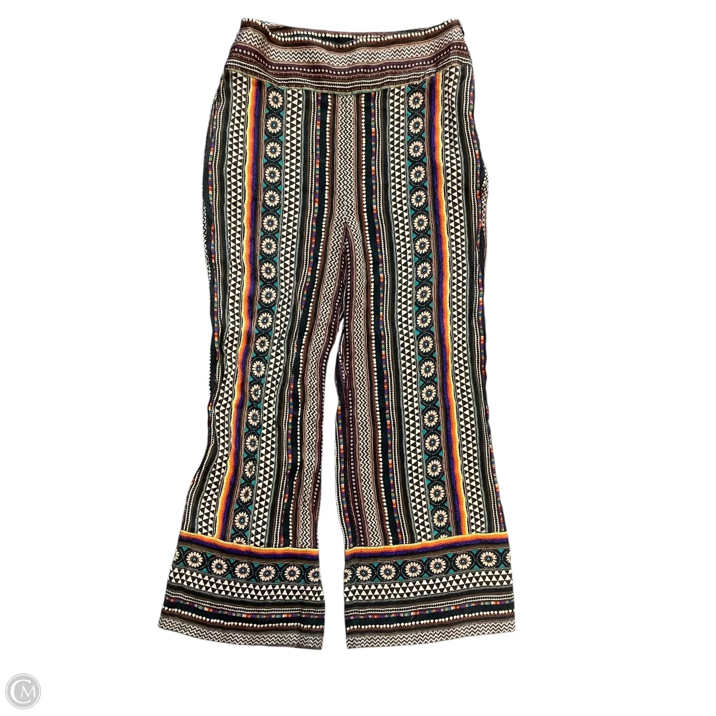 Pants Wide Leg By Farm Rio In Multi-colored, Size: M