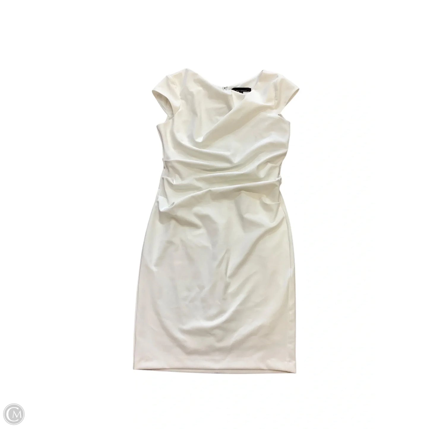 Dress Work By White House Black Market In White, Size: 12