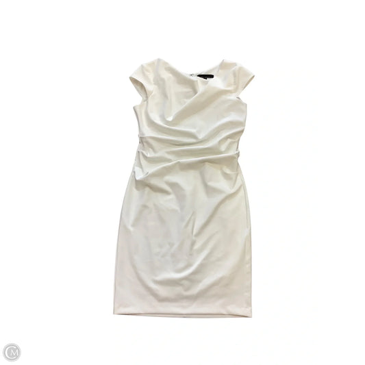 Dress Work By White House Black Market In White, Size: 12