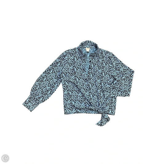 Blouse Long Sleeve By Chicos In Blue, Size: S