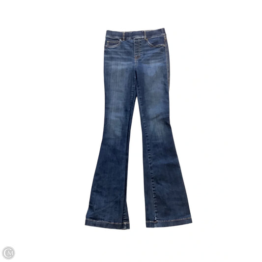 Jeans Flared By Spanx In Blue Denim, Size: S