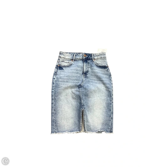 Skirt Midi By Maurices In Blue Denim, Size: 6
