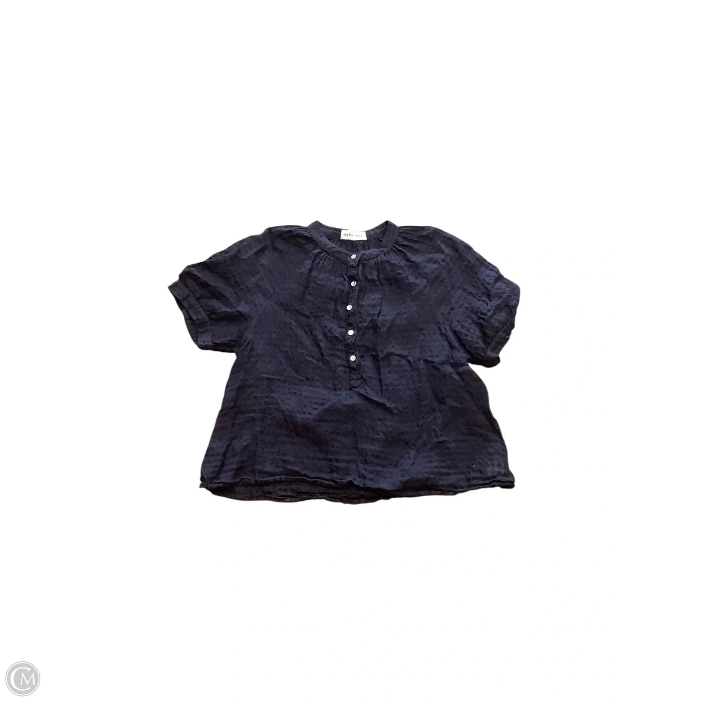 Top Short Sleeve By Bella Dahl In Blue, Size: L