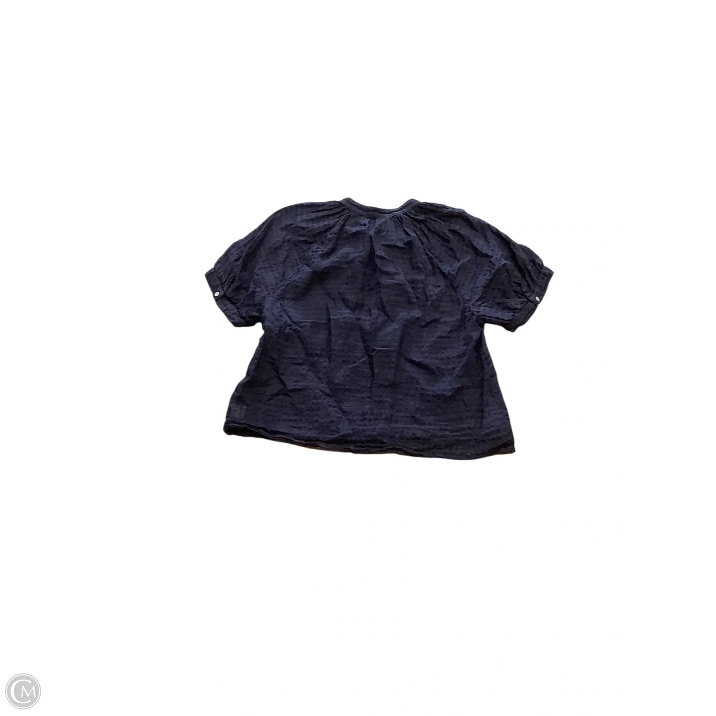 Top Short Sleeve By Bella Dahl In Blue, Size: L