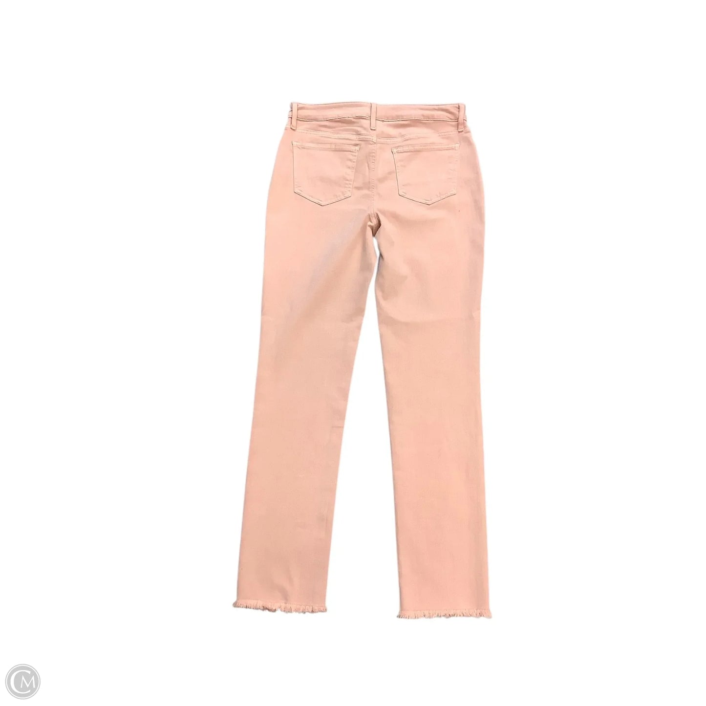 Jeans Skinny By Chicos In Peach, Size: 6T